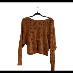 Express Batwing off shoulder sweater XS